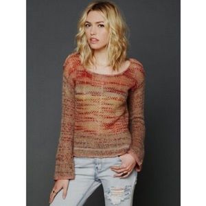 COPY - Free People Crochet Back Patterned Pullover